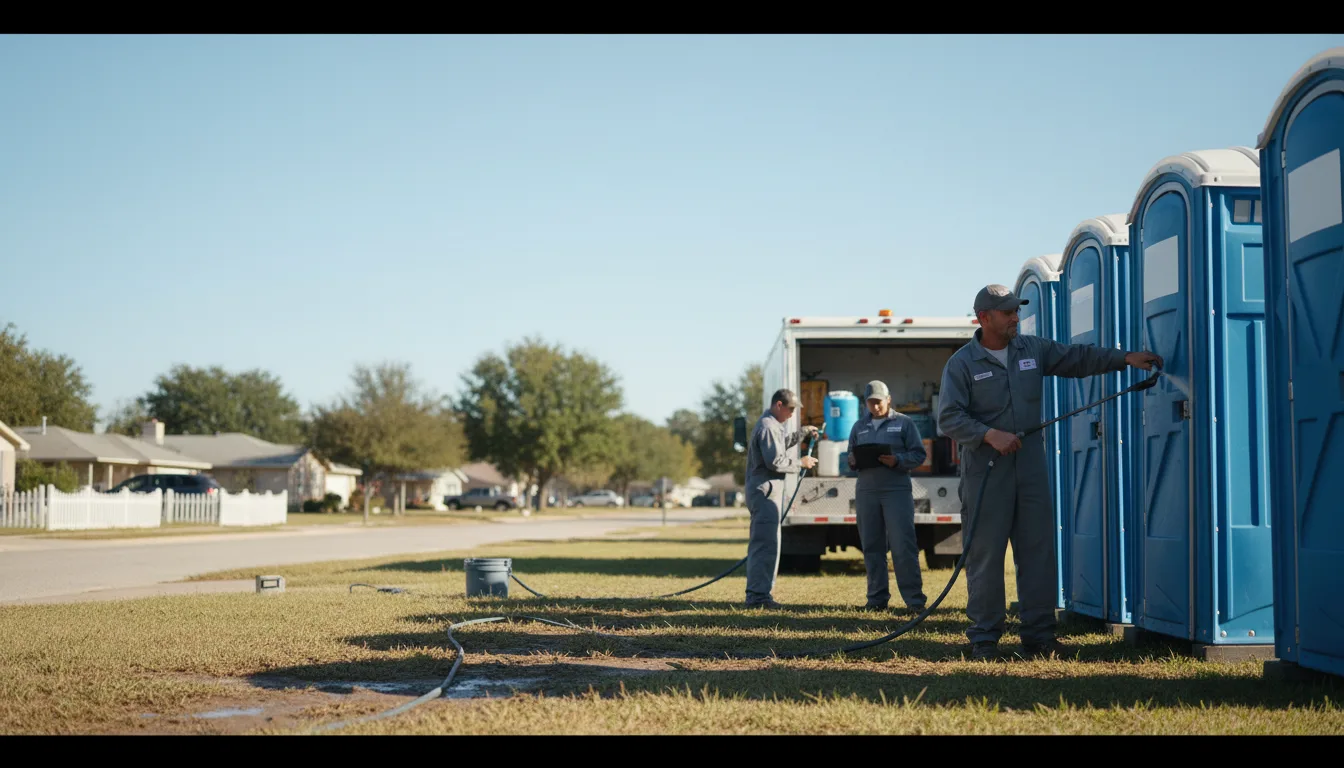 Long-Term Portable Toilet Rental in Mart, TX near me